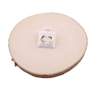 Women's 14k Gold Cute Animal Dolphin Stud Mini Earrings Nautical‎ Design **